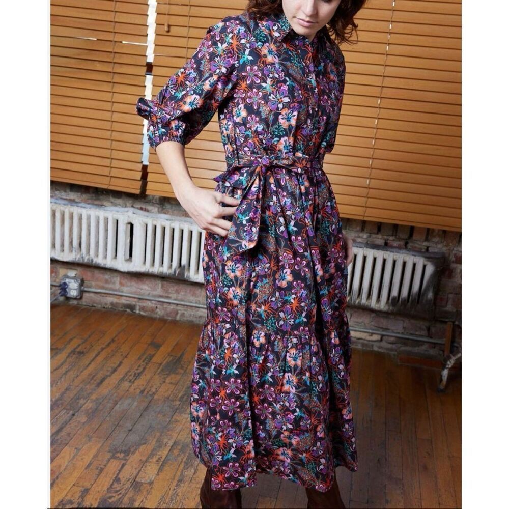 Rujuta Sheth Laurie Dress - Meadow Print dress no belt sz S